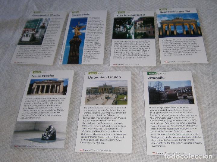 Postales: postales tarjetas de berlin con explicaciones del sitio en la parte de atras en aleman - Foto 1