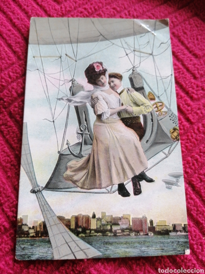 Postkarten: Postal cl&aacute;sica Zeppelin enamorados Alemania