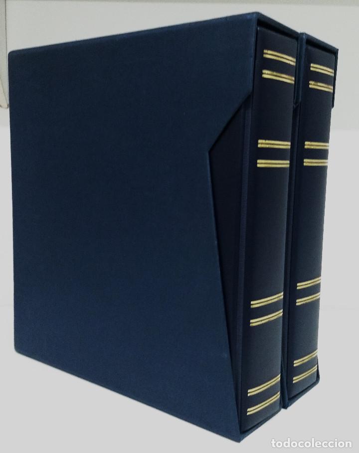 Postales: 2 &Aacute;LBUMES PARA POSTALES - COLOR AZUL