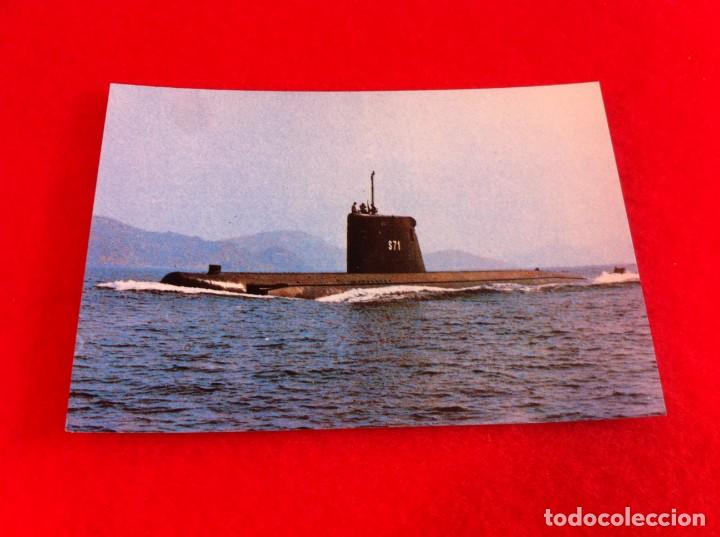 Cartoline: POSTAL ARMADA ESPA&Ntilde;OLA. SUBMARINO S-71 GALERNA. POSTAL NO ESCRITA
