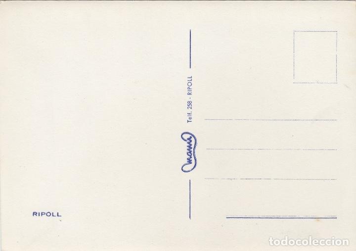 Postales: GERONA , RIPOLL , MONASTERIO , ref 69 TARJETA POSTAL. ver dorso - Foto 2