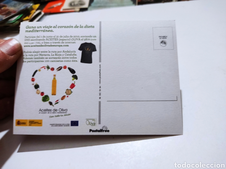 Postales: Postal aceite de oliva, Antonio Machado - Foto 2