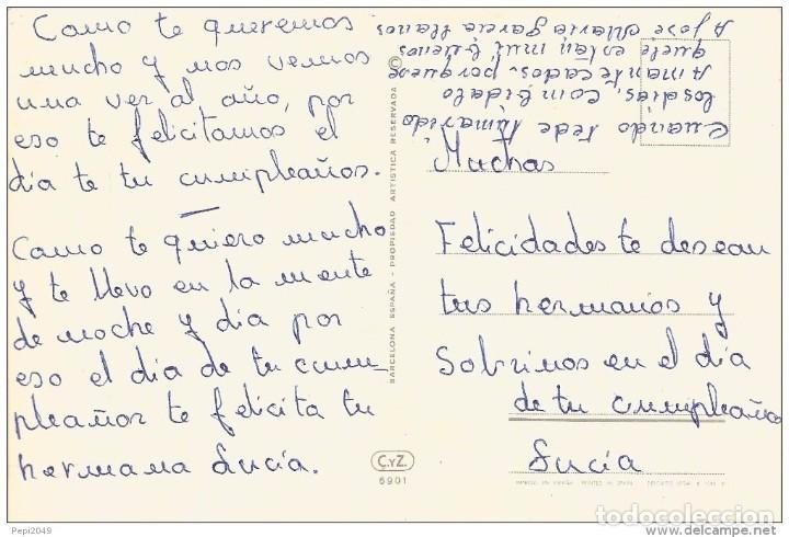 Postales: :::: PN233 - POSTAL - RAMO DE ROSAS - Foto 2