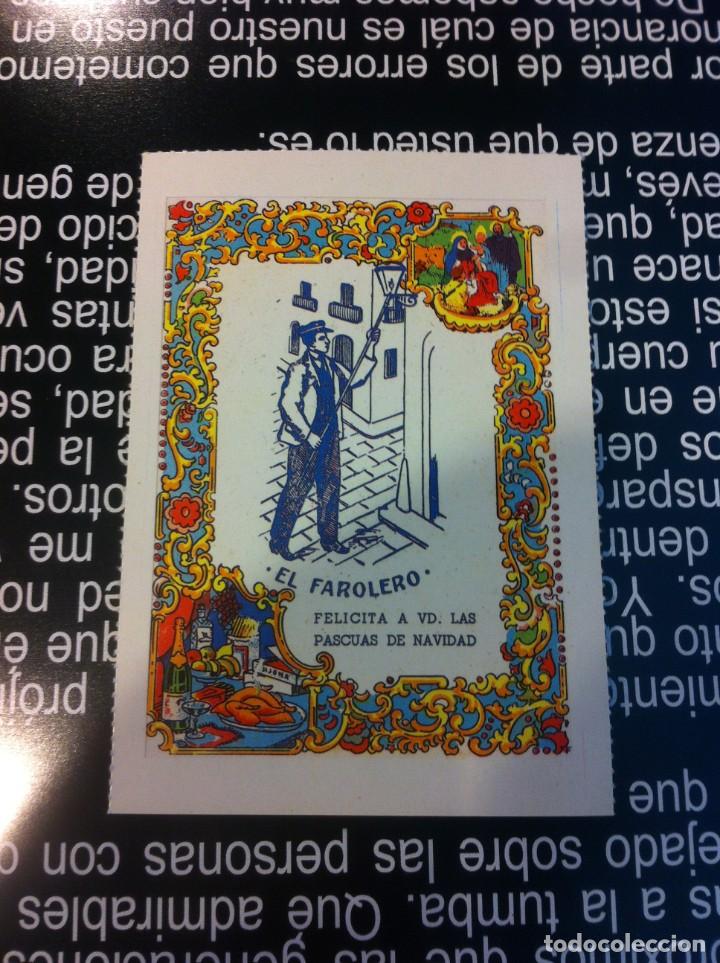 Cartoline: LAS M&Aacute;S BELLAS TARJETAS POSTALES. EL FAROLERO FELICITA...