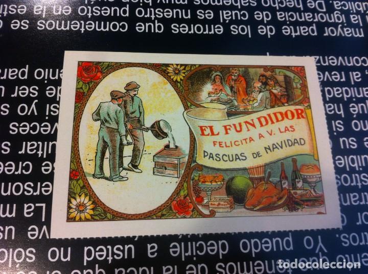 Cartoline: LAS M&Aacute;S BELLAS TARJETAS POSTALES. EL FUNDIDOR FELICITA...
