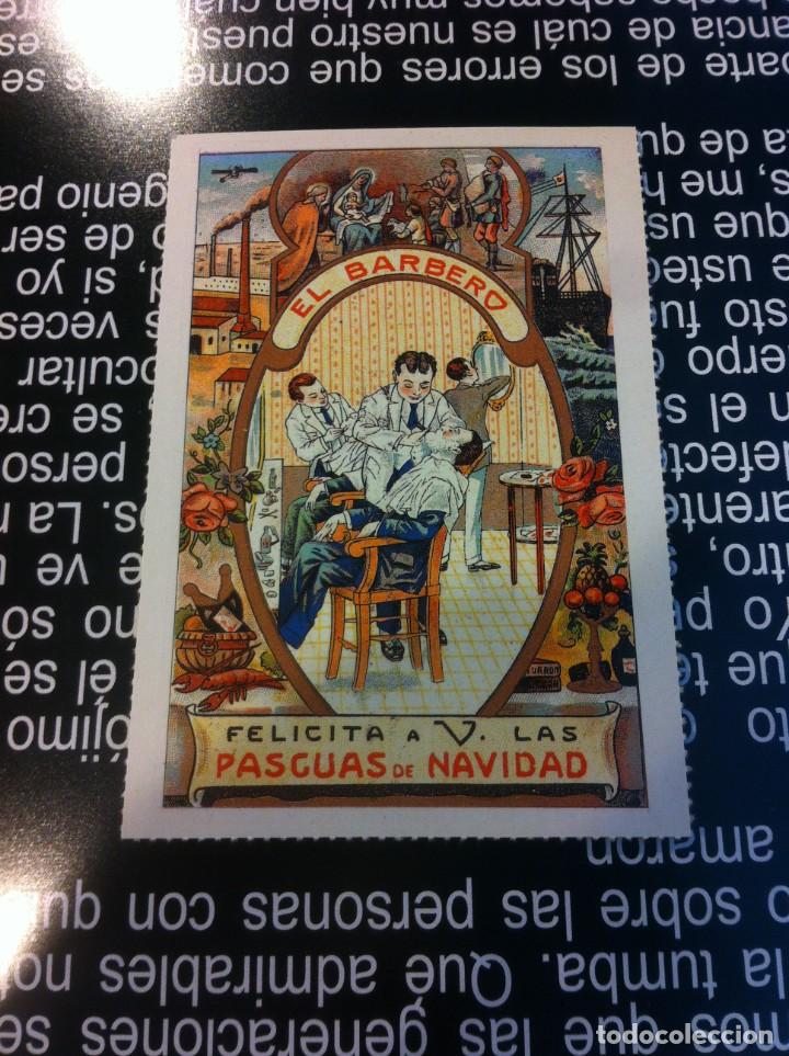 Cartoline: LAS M&Aacute;S BELLAS TARJETAS POSTALES. EL BARBERO FELICITA...