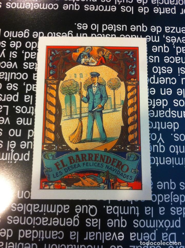 Cartoline: LAS M&Aacute;S BELLAS TARJETAS POSTALES. EL BARRENDERO FELICITA...