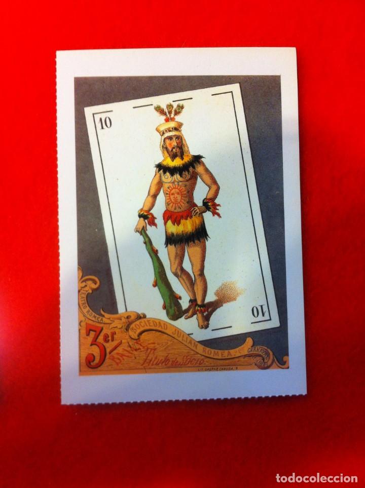 Cartes Postales: LAS M&Aacute;S BELLAS TARJETAS POSTALES. 10 DE BASTOS. SOCIEDAD JULI&Aacute;N ROMEA. BAILE SE&Ntilde;ORA. TEATRO ROMEA