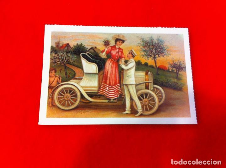 Postales: LAS M&Aacute;S BELLAS TARJETAS POSTALES. COCHE DE &Eacute;POCA - Foto 1