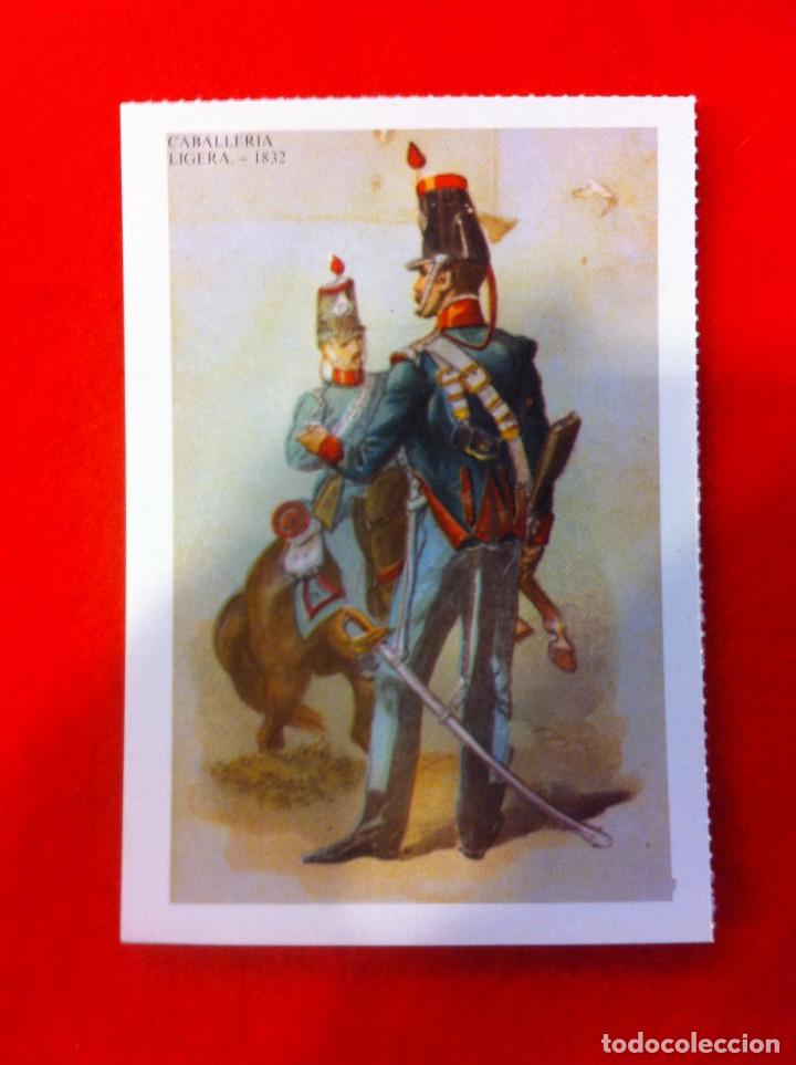 Cartes Postales: LAS M&Aacute;S BELLAS TARJETAS POSTALES. CABALLER&Iacute;A LIGERA 1832