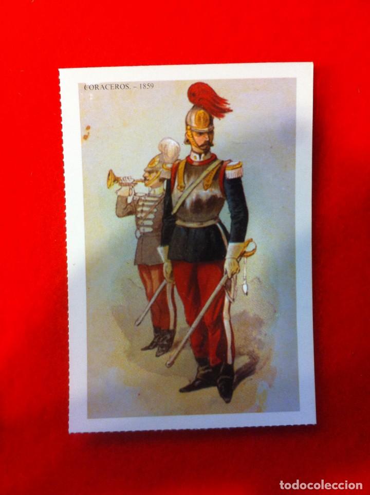 Postais: LAS M&Aacute;S BELLAS TARJETAS POSTALES. CORACEROS 1859