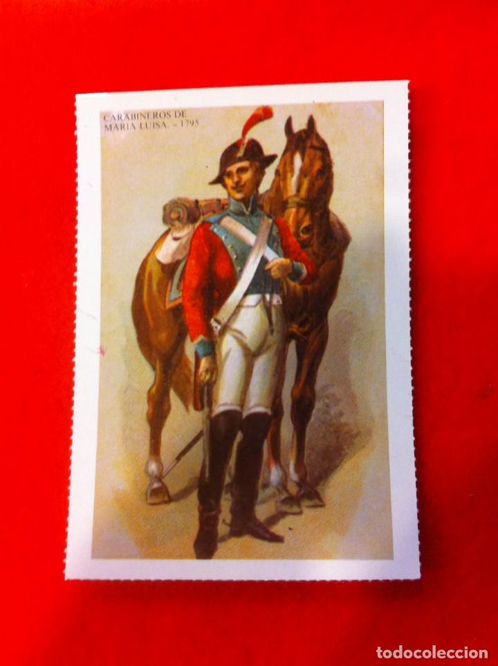 Cartes Postales: LAS M&Aacute;S BELLAS TARJETAS POSTALES. CARABINEROS DE MAR&Iacute;A LUISA 1795