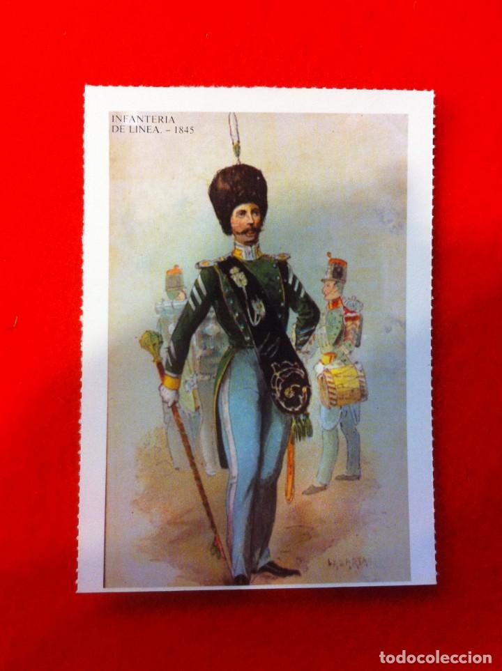 Cartes Postales: LAS M&Aacute;S BELLAS TARJETAS POSTALES. INFANTER&Iacute;A DE L&Iacute;NEA 1845