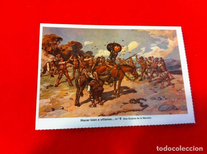 Postkarten: LAS M&Aacute;S BELLAS TARJETAS POSTALES. DON QUIJOTE. HACER BIEN A VILLANOS