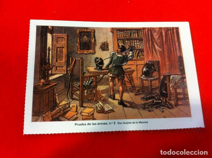 Postkarten: LAS M&Aacute;S BELLAS TARJETAS POSTALES. DON QUIJOTE. PRUEBA DE LAS ARMAS....