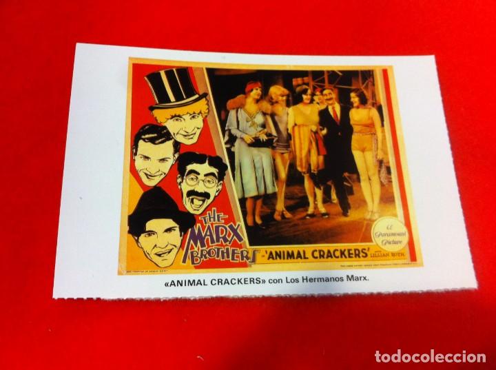 Cartoline: LAS M&Aacute;S BELLAS TARJETAS POSTALES. CARTELES DE CINE. ANIMAL CRACKERS