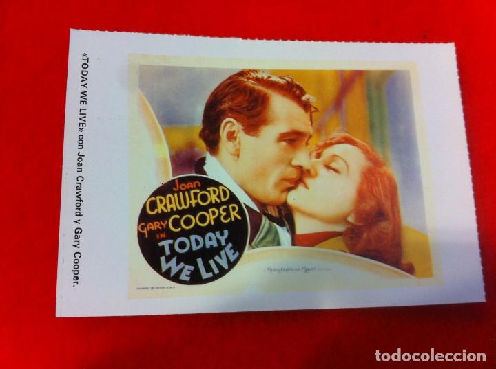 Postais: LAS M&Aacute;S BELLAS TARJETAS POSTALES. CARTELES DE CINE. TODAY WE LIVE
