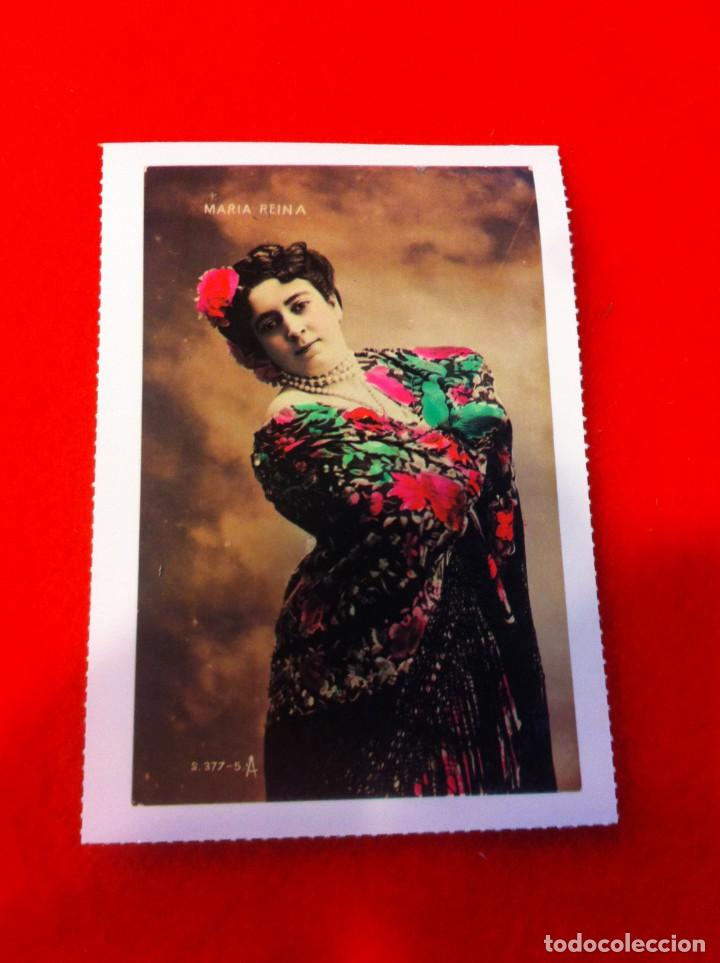 Postkarten: LAS M&Aacute;S BELLAS TARJETAS POSTALES. MUJERES. MAR&Iacute;A REINA