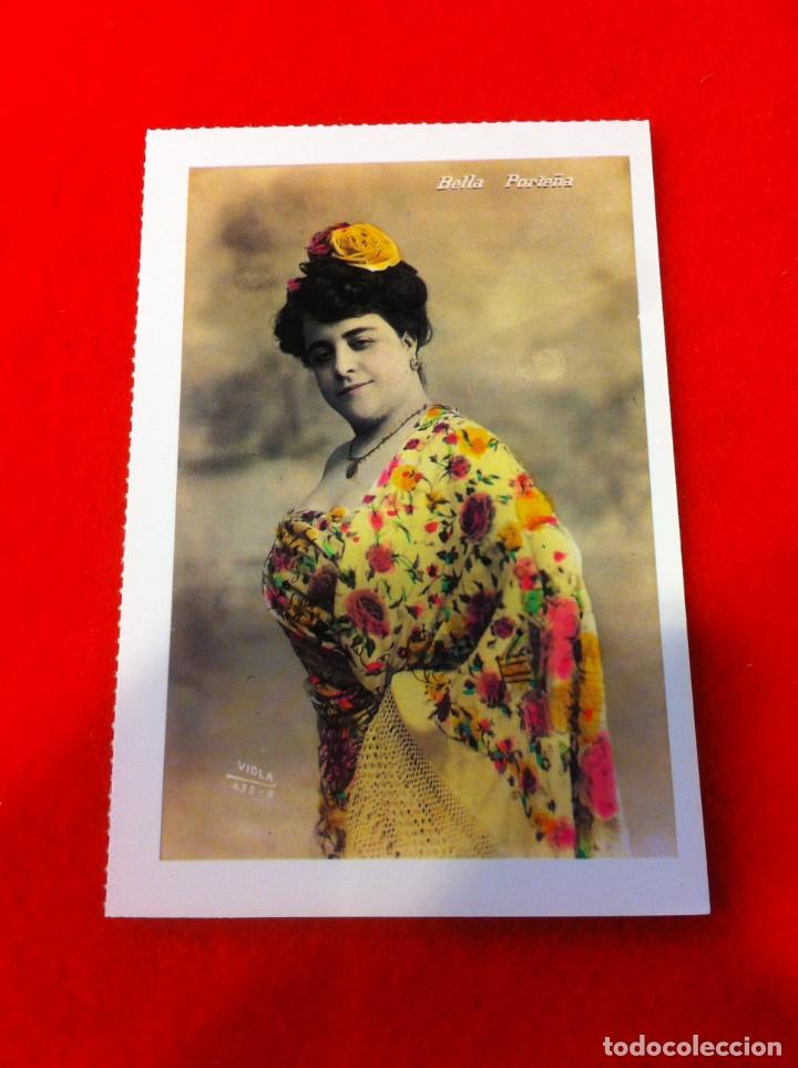 Postais: LAS M&Aacute;S BELLAS TARJETAS POSTALES. MUJERES. BELLA PORTE&Ntilde;A