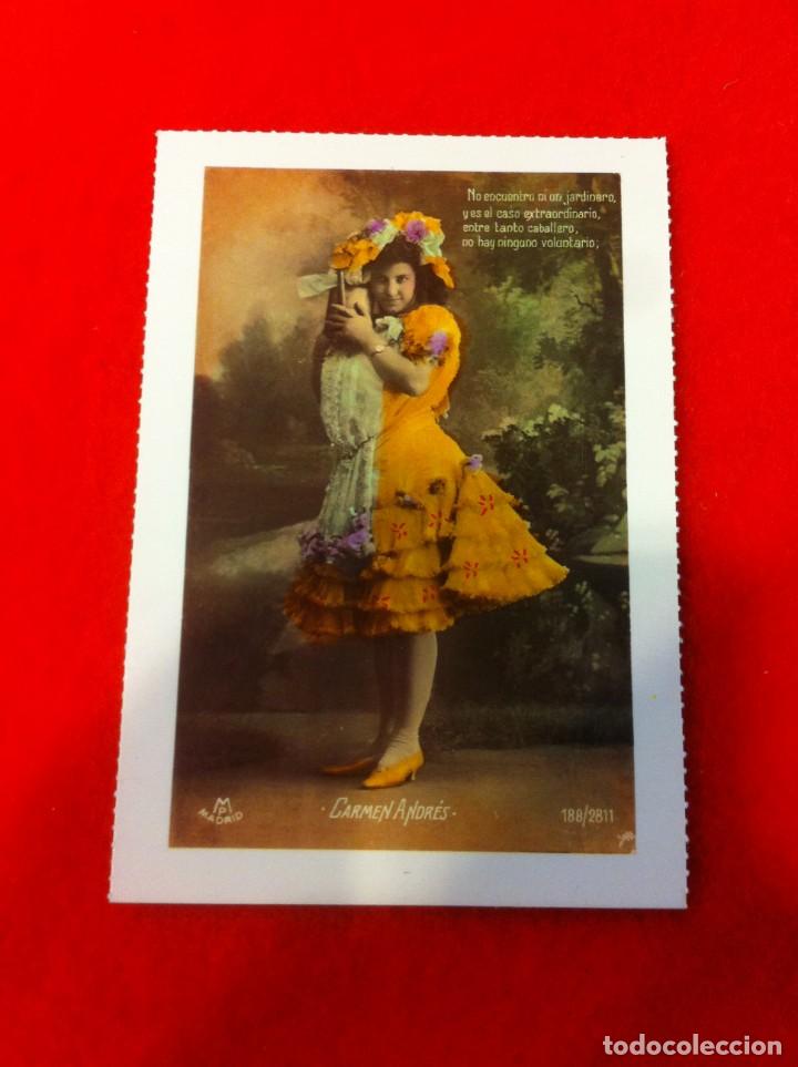 Postais: LAS M&Aacute;S BELLAS TARJETAS POSTALES. MUJERES. CARMEN ANDR&Eacute;S