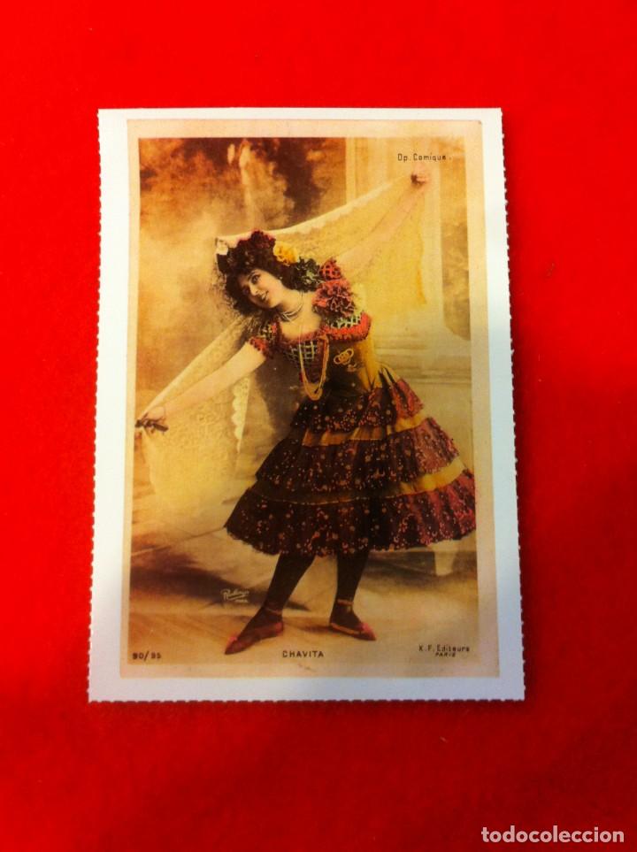 Postkarten: LAS M&Aacute;S BELLAS TARJETAS POSTALES. MUJERES. CHAVITA