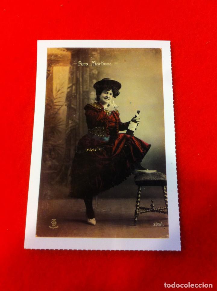 Postais: LAS M&Aacute;S BELLAS TARJETAS POSTALES. MUJERES. PURA MART&Iacute;NEZ