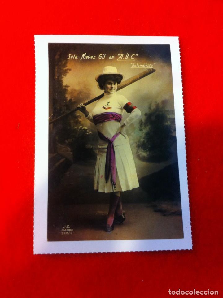 Cartoline: LAS M&Aacute;S BELLAS TARJETAS POSTALES. MUJERES. SRTA. NIEVES GIL...