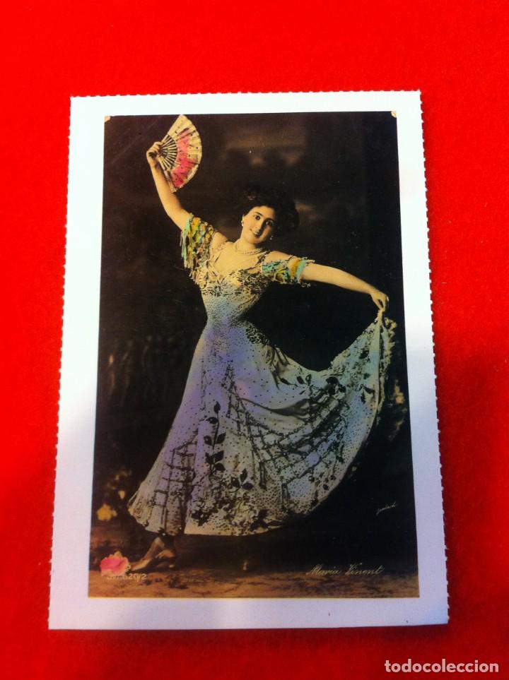 Postais: LAS M&Aacute;S BELLAS TARJETAS POSTALES. MUJERES. SRTA. MAR&Iacute;A VINENT