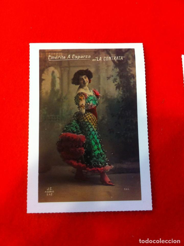 Postkarten: LAS M&Aacute;S BELLAS TARJETAS POSTALES. MUJERES. EMERITA A. ESPARZA