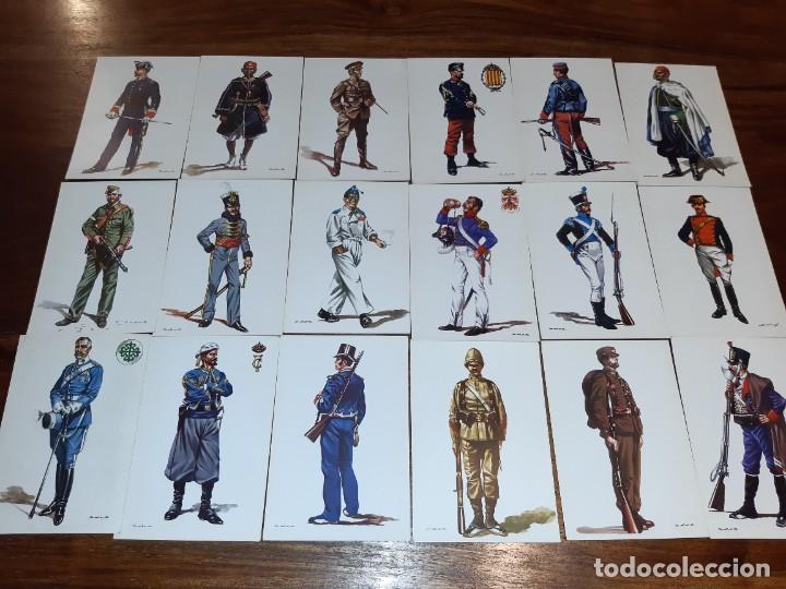 Postales: 150 POSTALES ANTIGUAS DE UNIFORMES DEL EJERCITO ESPA&Ntilde;OL - Foto 1