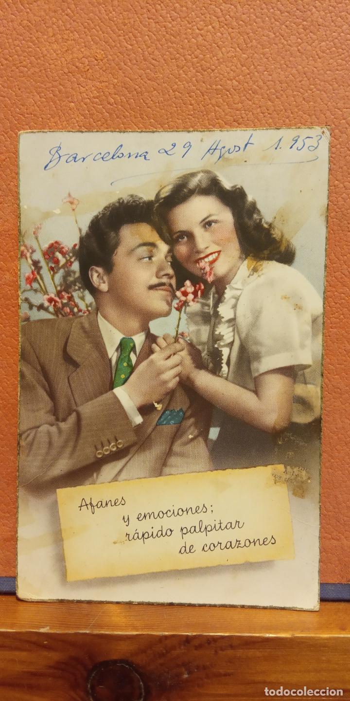 Cartes Postales: PAREJA. AFANES Y EMOCIONES. VINTAGE. BONITA POSTAL. CIRCULADA