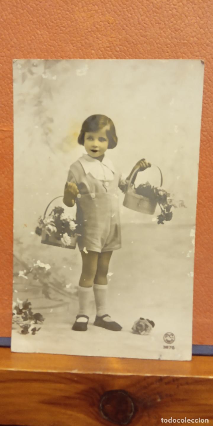 Cartes Postales: NI&Ntilde;A ROM&Aacute;NTICA. VINTAGE. BONITA POSTAL. CIRCULADA