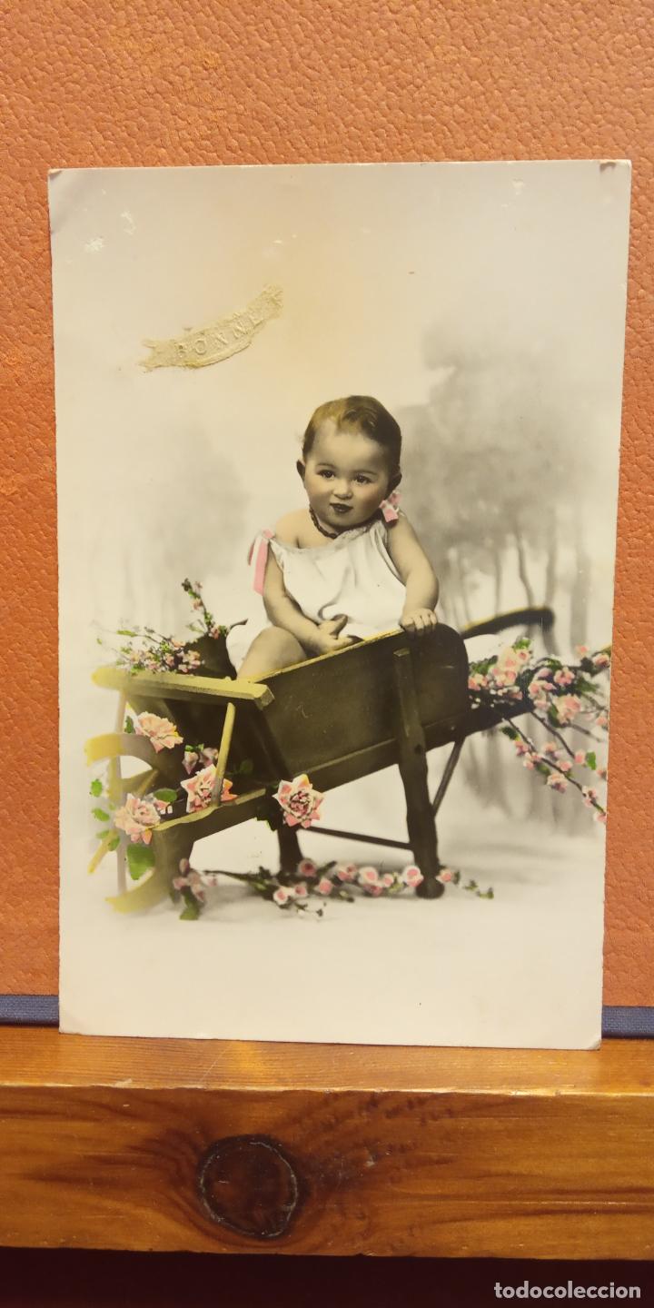 Cartes Postales: NI&Ntilde;A ROM&Aacute;NTICA. VINTAGE. BONITA POSTAL. CIRCULADA