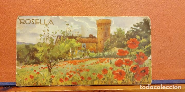 Cartes Postales: FLORES. ROSELLA. VINTAGE. BONITA POSTAL. CIRCULADA
