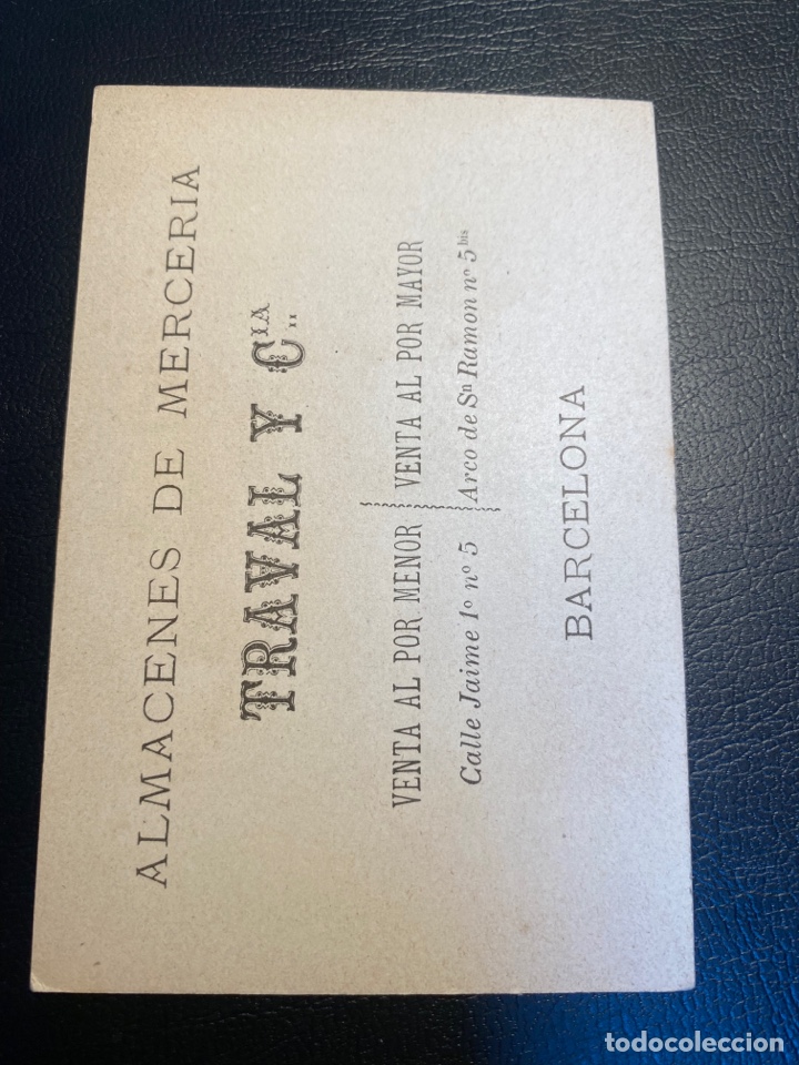 Postales: Barcelona Almacenes Traval y cia - Foto 2