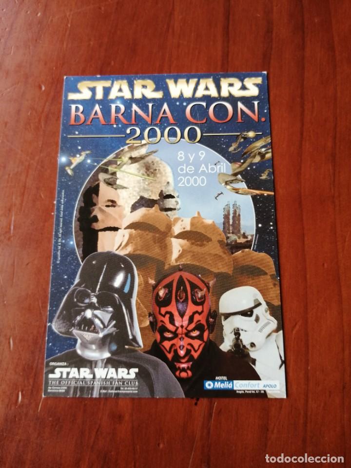 Postales: POSTAL STAR WARS BARNA CON 2000 the official spanish fan club