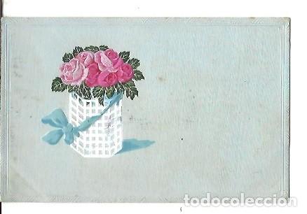 Postales: ANTIGUA POSTAL FLORES - Foto 1