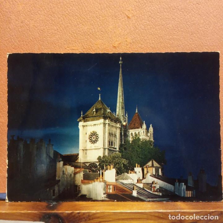 Postales: GENEVE. LA CATEDRAL. BONITA POSTAL. CIRCULADA - Foto 1