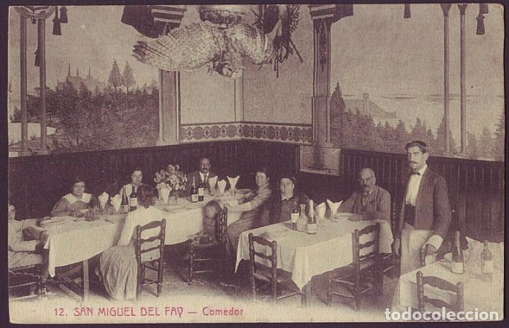 Postales: POSTAL CATALU&Ntilde;A - SAN MIGUEL DEL FAY - COMEDOR - L. ROISIN - MBC
