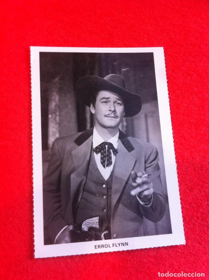 Postkarten: LAS M&Aacute;S BELLAS TARJETAS POSTALES. GALANES DEL CINE. ERROL FLYNN