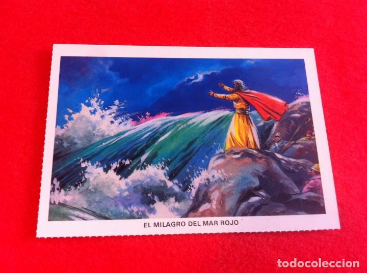 Postkarten: LAS M&Aacute;S BELLAS TARJETAS POSTALES. LA SAGRADA BIBLIA. EL MILAGRO DEL MAR ROJO