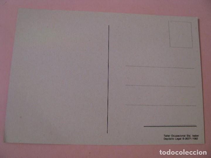 Postales: POSTA DEL TALLER OCUPACIONAL DE STA. ISABEL 1982. - Foto 2