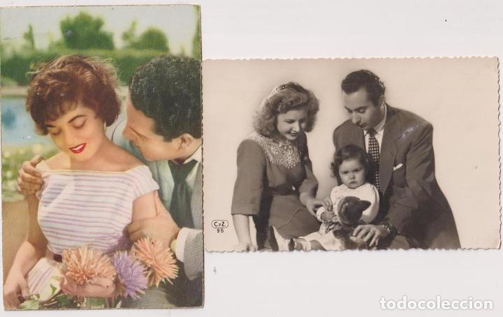 Postales: Lote de 2 Postales Espa&ntilde;olas. Un a fechada en 1949 - Foto 1