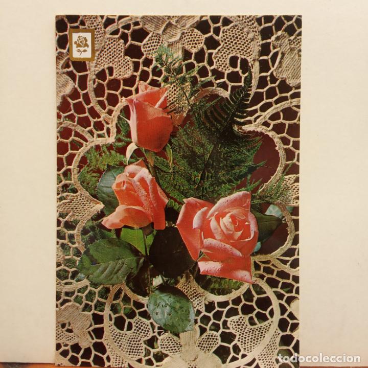 Postales: ROSAS. BONITA POSTAL. CIRCULADA - Foto 1