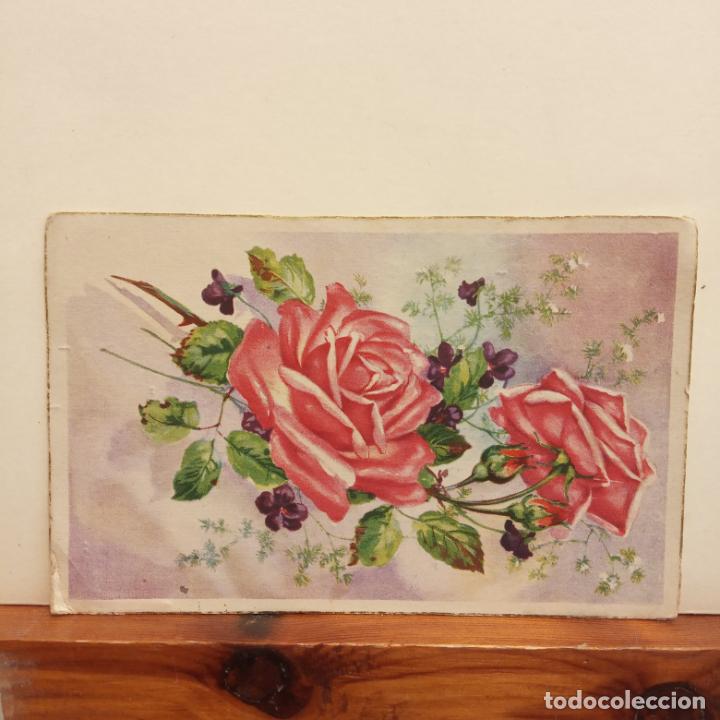 Postales: ROSAS. BONITA POSTAL. CIRCULADA - Foto 1