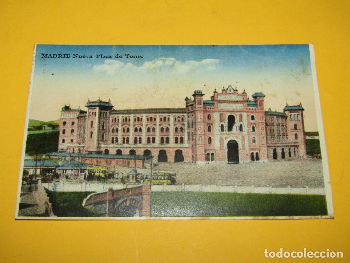 Postales: Antigua Tarjeta Postal de la Nueva Plaza de Toros de MADRID del a&ntilde;o 1930 - Circulada con Sello