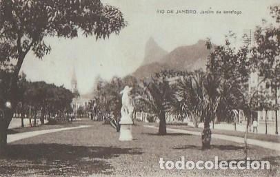 Postkarten: Brasil & Marcofilia, Rio de Janeiro, Jard&iacute;n Botafogo, Edici&oacute;n Viggiani, 1923 (6888)