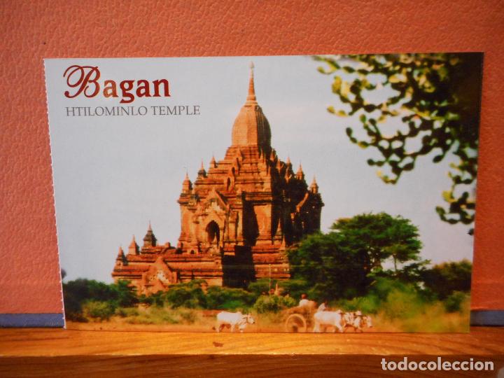Postales: BAGAN HTILOMINLO TEMPLE. BONITA POSTAL. - Foto 1
