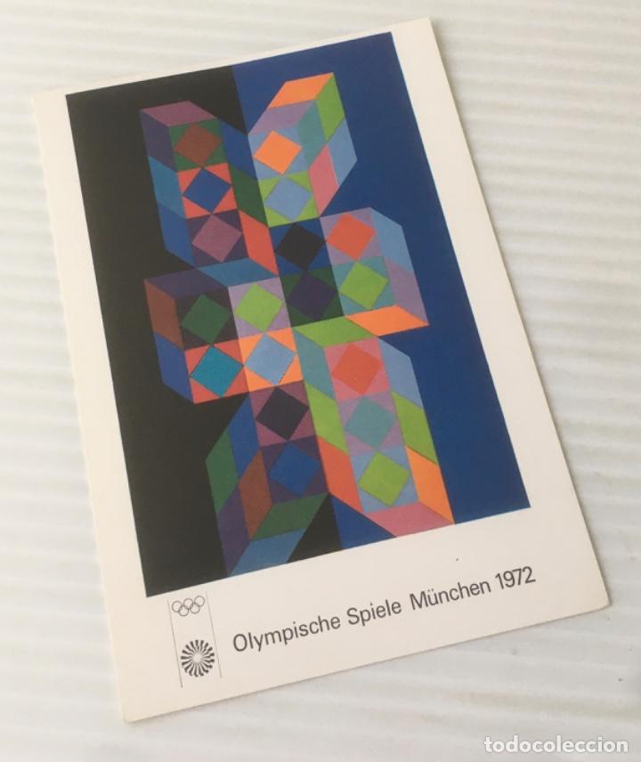 Postales: POSTAL OLIMPIADAS MUNICH. 1972. VICTOR VASARELY. - Foto 1