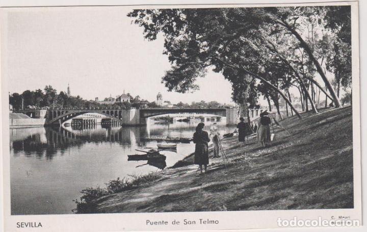 Postales: Sevilla. Puente de San Telmo. G. Mauri - Foto 1